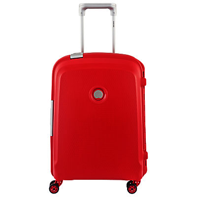 Delsey Belfort Plus 4 Wheel 55cm Cabin Suitcase Red Delsey Belfort Plus 4 Wheel 55cm Cabin Suitcase Red